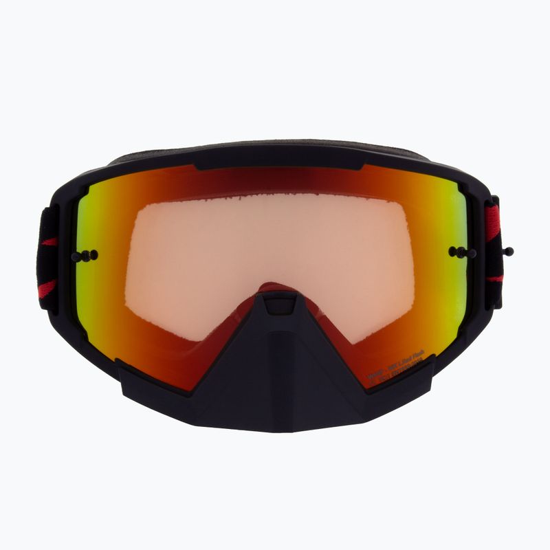 Велосипедна маска Red Bull SPECT Whip matt black/amber red mirror 2
