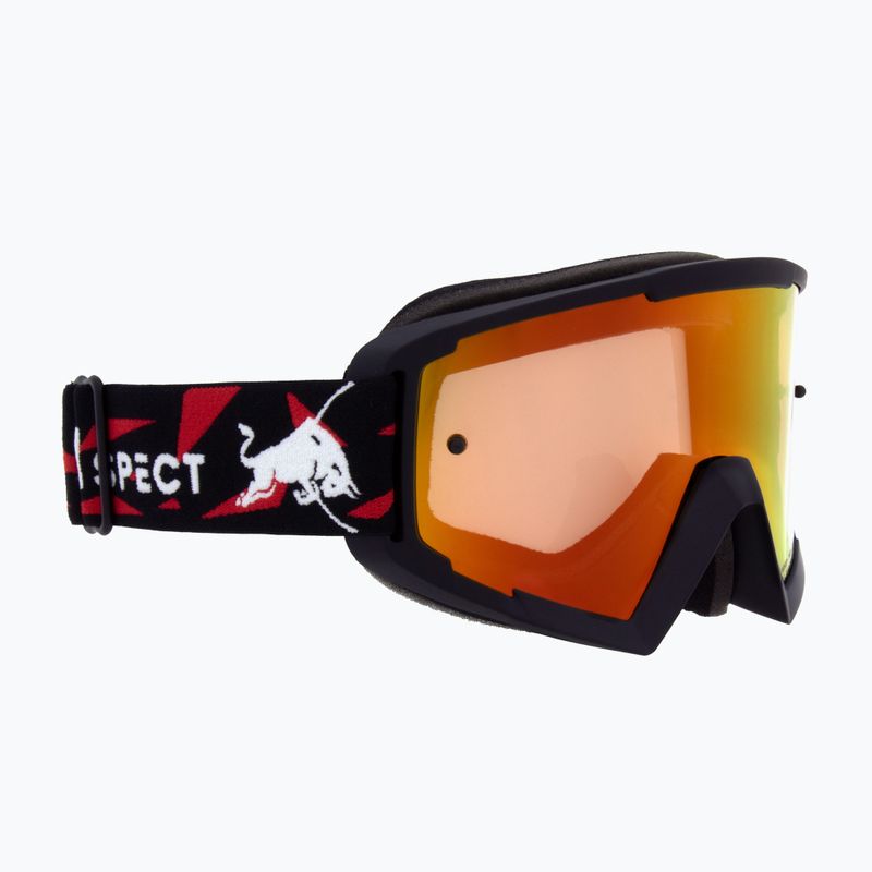 Велосипедна маска Red Bull SPECT Whip matt black/amber red mirror 3