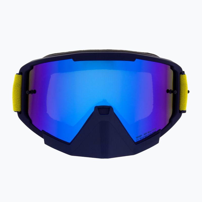 Велосипедна маска Red Bull SPECT Whip matt blue/smoke/blue mirror 2
