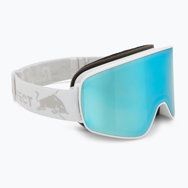 Скиорски очила Red Bull SPECT Rush white/ice blue snow/smoke със синьо огледало