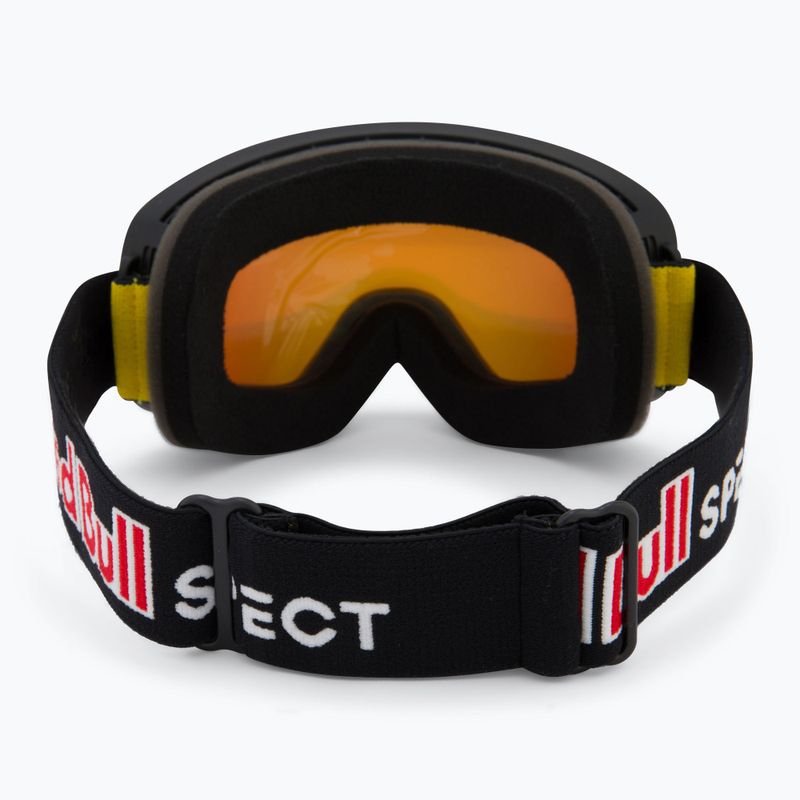 Скиорски очила Red Bull SPECT Rush black/red snow - orange with red mirror 3