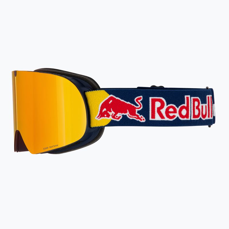 Скиорска маска Red Bull SPECT Rush matt blue/orange with red mirror 4