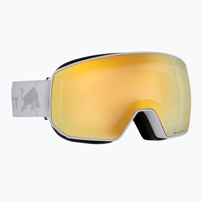 Скиорска маска Red Bull Spect Fink Photo matt white/brown with gold chrome