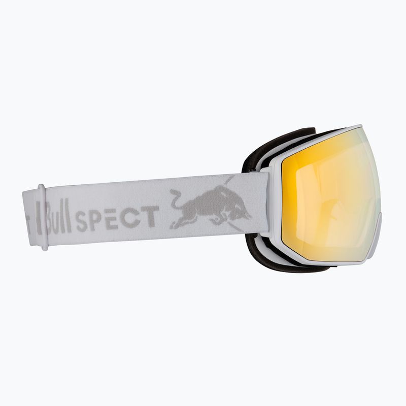 Скиорска маска Red Bull Spect Fink Photo matt white/brown with gold chrome 3
