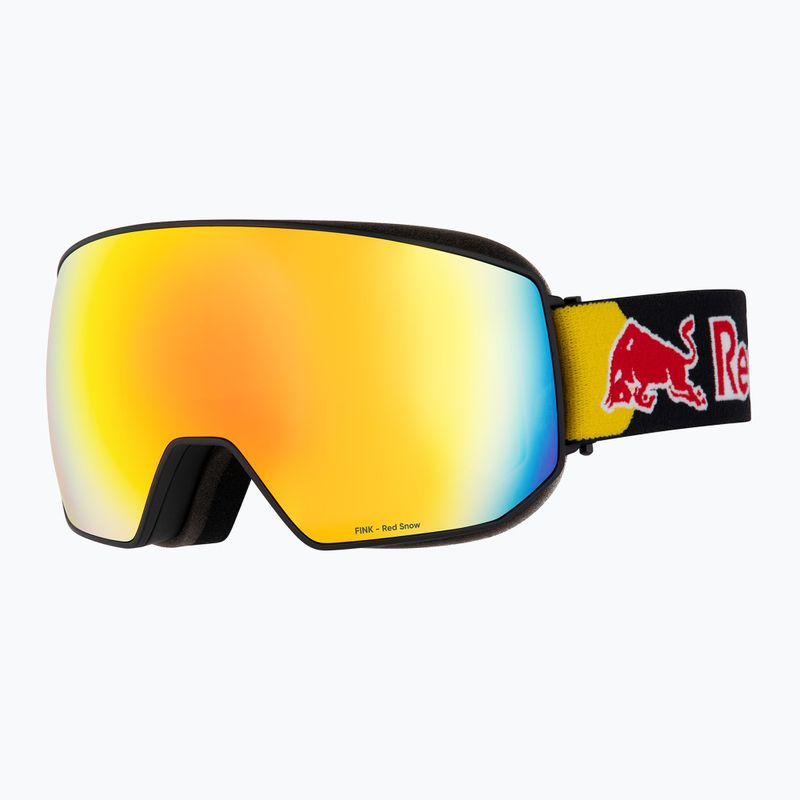 Скиорска маска Red Bull Spect Fink matt black/orange with red mirror 2