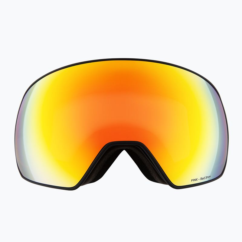 Скиорска маска Red Bull Spect Fink matt black/orange with red mirror 4