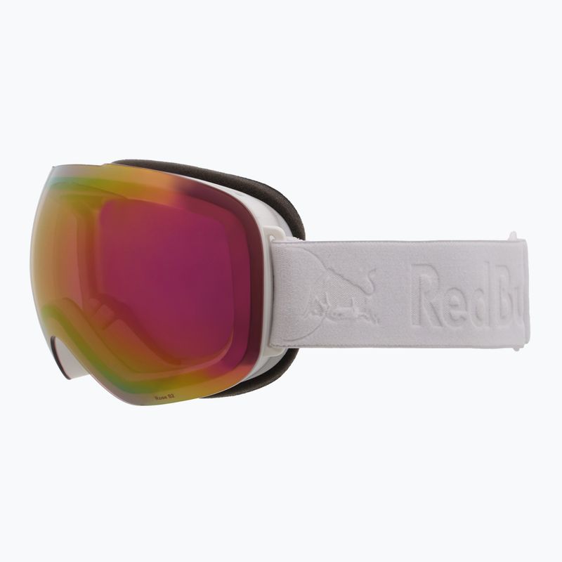 Скиорска маска Red Bull Spect Bent matt white/red with pink purple mirror 2