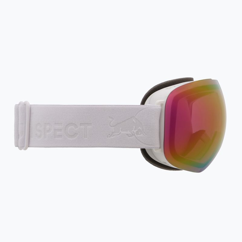 Скиорска маска Red Bull Spect Bent matt white/red with pink purple mirror 3