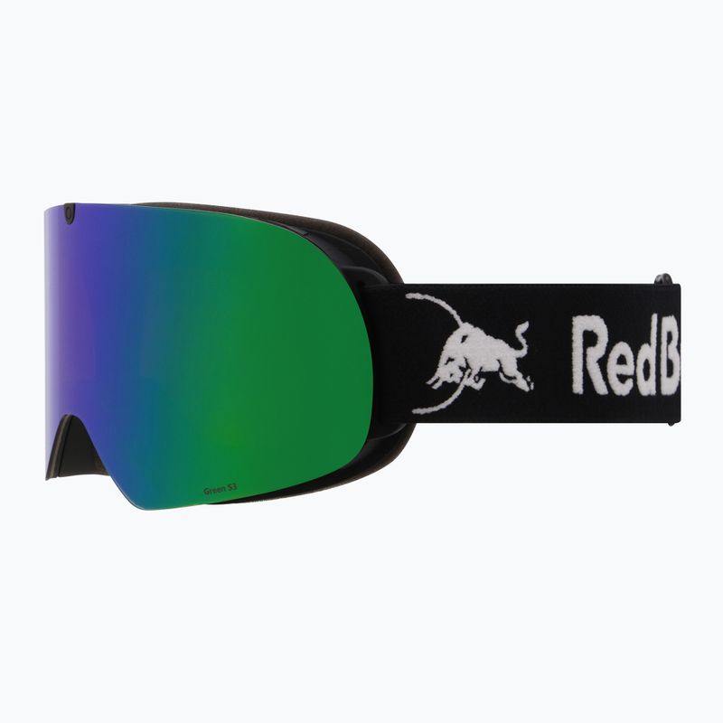 Скиорска маска Red Bull SPECT Rush matt black/brown with green mirror 2