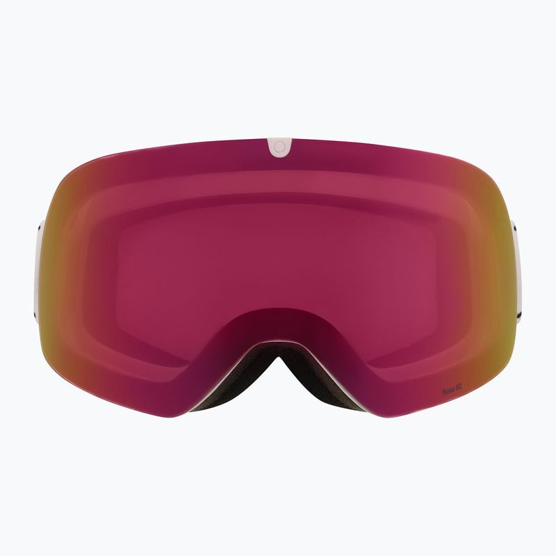 Скиорска маска Red Bull SPECT Rush matt white/red with pink purple mirror 5