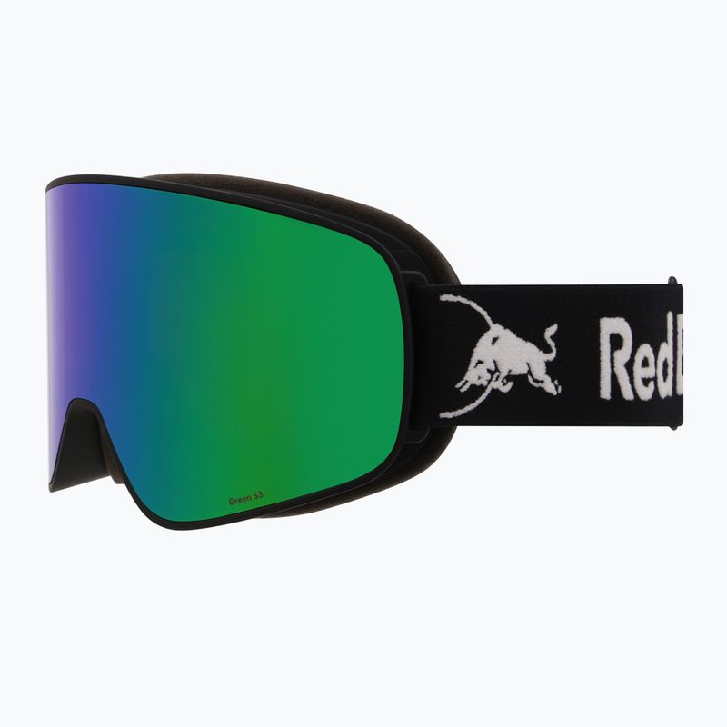 Скиорска маска Red Bull SPECT Rush matt black/brown with green mirror 2