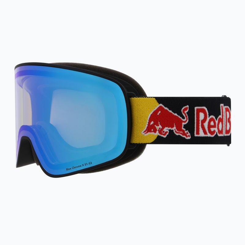 Скиорска маска Red Bull SPECT Rush Photo matt black/light blue with blue chrome x 2