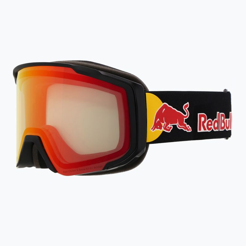 Скиорска маска Red Bull SPECT Jibb Photo matt black/brown with red chrome x 6