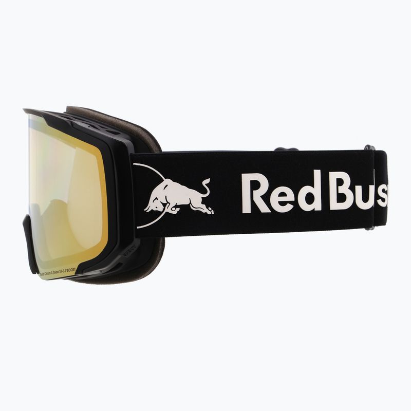 Скиорска маска Red Bull SPECT Jibb Photo matt black/brown with gold chrome x 8