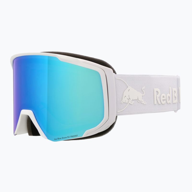 Маска Red Bull SPECT Jibb matt white/smoke with blue mirror 2