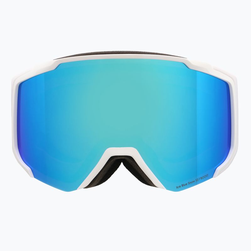 Маска Red Bull SPECT Jibb matt white/smoke with blue mirror 5