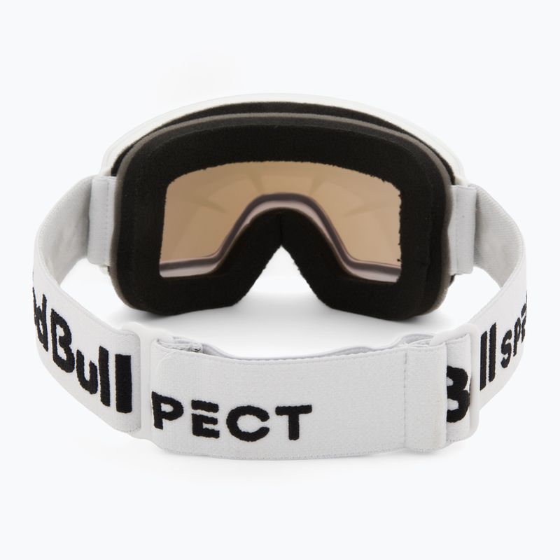 Скиорска маска Red Bull Spect Fink matt white/orange with purple mirror 3