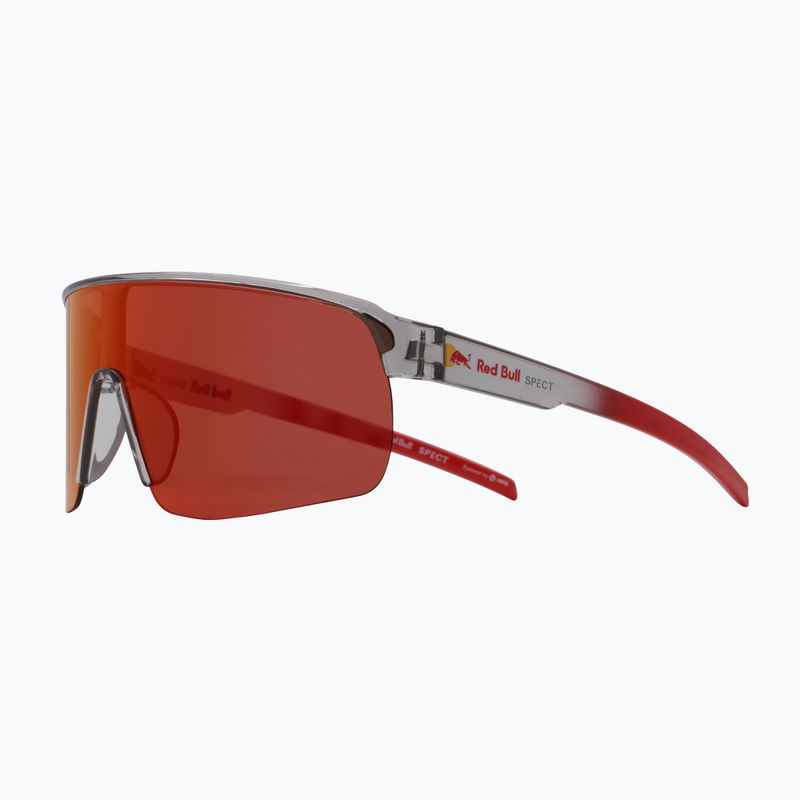 Слънчеви очила Red Bull SPECT Dakota light grey/brown with red-orange mirror 3