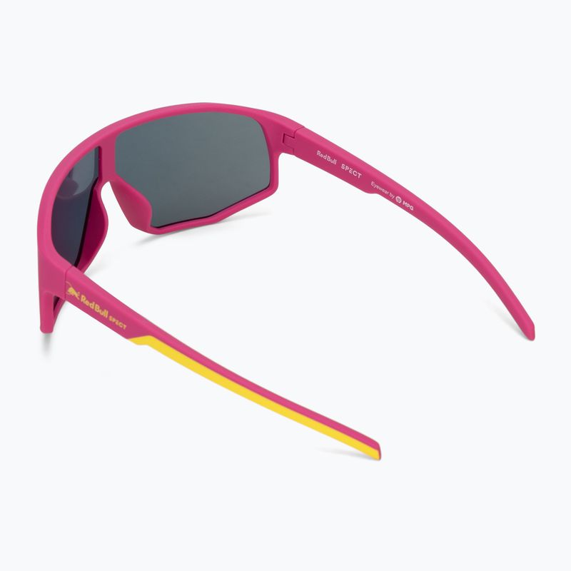 Слънчеви очила Red Bull SPECT Dash neon pink/smoke with pink-yellow mirror 2