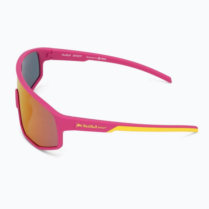 Слънчеви очила Red Bull SPECT Dash neon pink/smoke with pink-yellow mirror 4