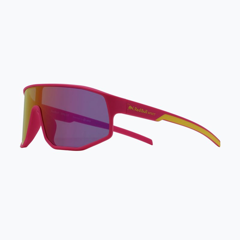 Слънчеви очила Red Bull SPECT Dash neon pink/smoke with pink-yellow mirror 4