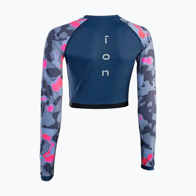 Дамска блуза с дълъг ръкав за плуване Shorty UV navy blue 2