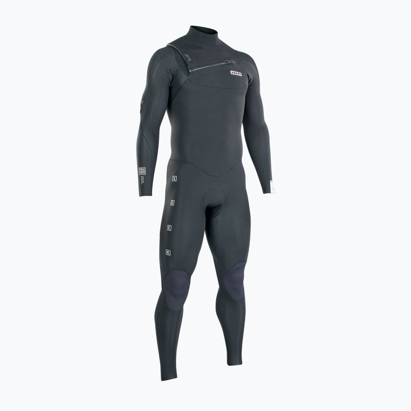 Мъжки ION Seek Core 5/4 Front Zip Black Swim Foam