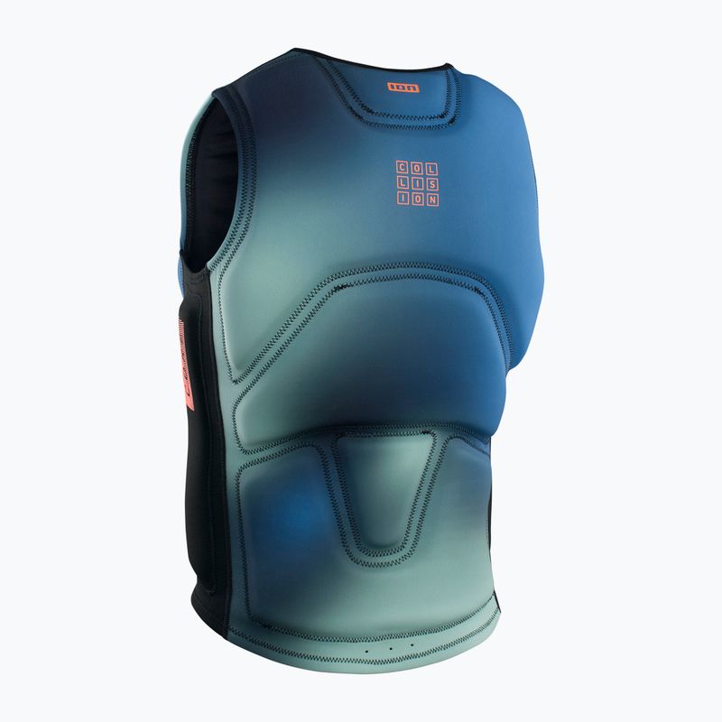 Мъжка предпазна жилетка ION Collision Core Front Zip синя 48222-4161 2