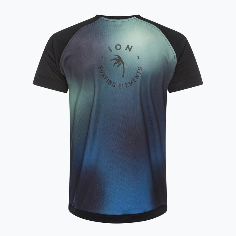 Мъжка плувна блуза ION Wetshirt черна и тъмносиня 48232-4261 2