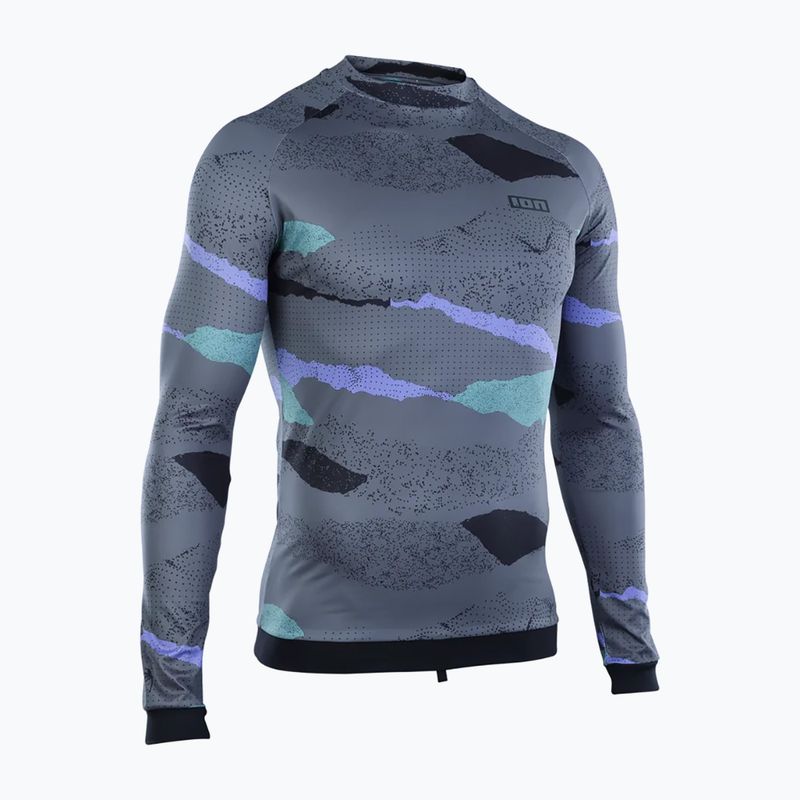 Мъжка блуза с дълъг ръкав за плуване ION Lycra Maze dark collage 2