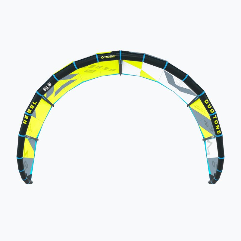 Хвърчило за кайтсърфинг DUOTONE Kitesurfing Rebel SLS 2024 lime/ dark grey 2