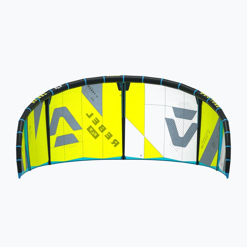 Хвърчило за кайтсърфинг DUOTONE Kitesurfing Rebel SLS 2024 lime/ dark grey 6