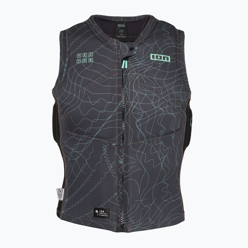 Мъжка защитна жилетка ION Vector Core Front Zip distorted grey