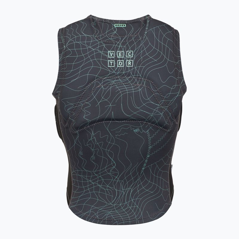 Мъжка защитна жилетка ION Vector Core Front Zip distorted grey 2