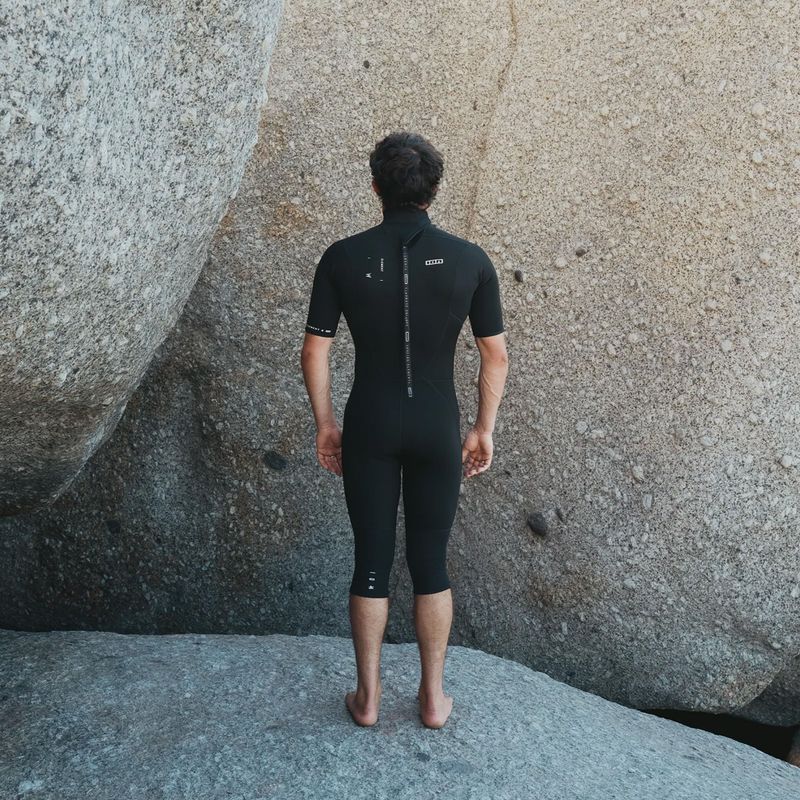 Мъжки неопреннов костюм за плуване ION Element 3/2 mm Overknee Back Zip black 6