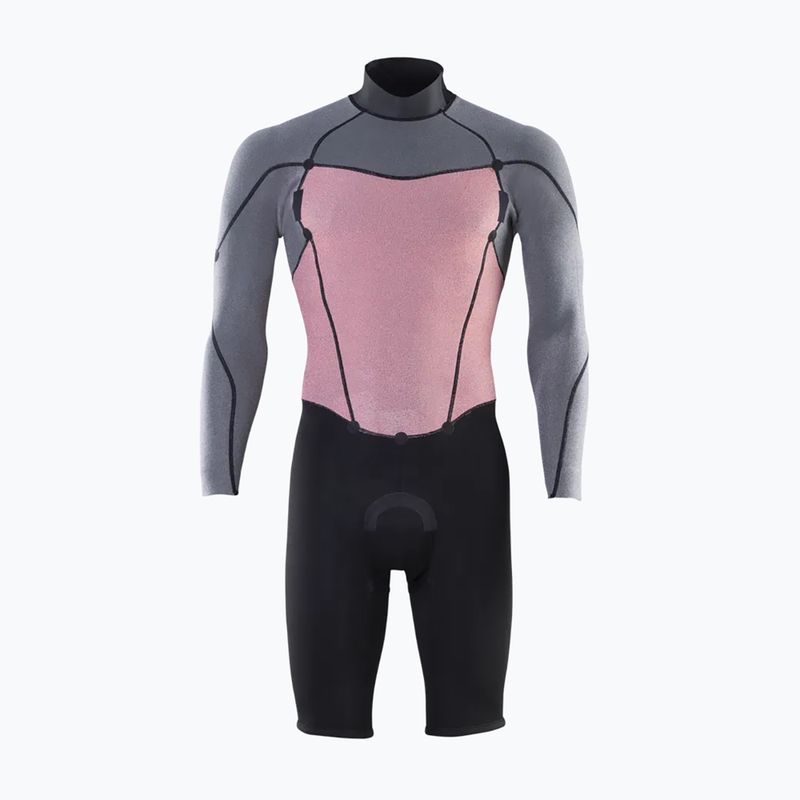 Мъжки неопреннов костюм за плуване ION Element 2/2 mm Shorty Back Zip blue nights 3