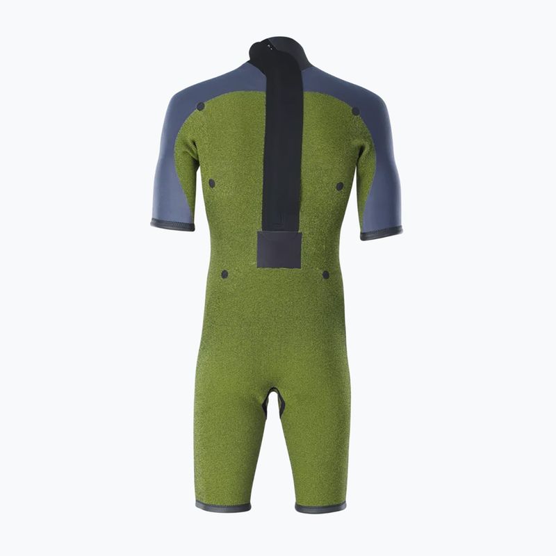 Мъжки неопреннов костюм за плуване ION Seek Core 2/2 mm Shorty Back Zip gold burst 4