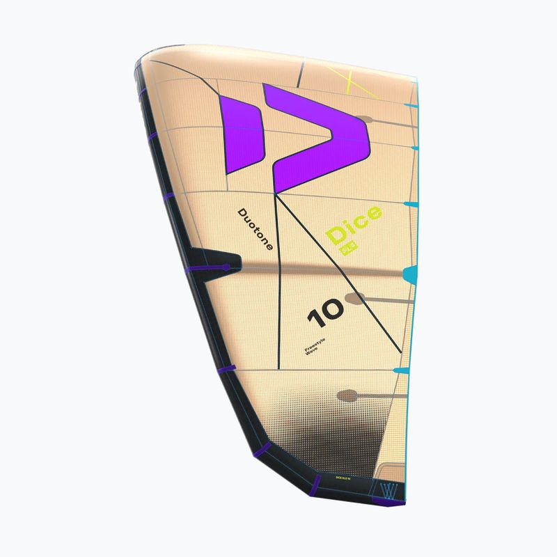 Хвърчило за кайтсърфинг Duotone Dice SLS sand/purple 3