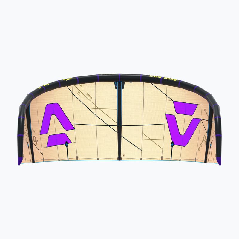 Хвърчило за кайтсърфинг Duotone Dice SLS sand/purple 4