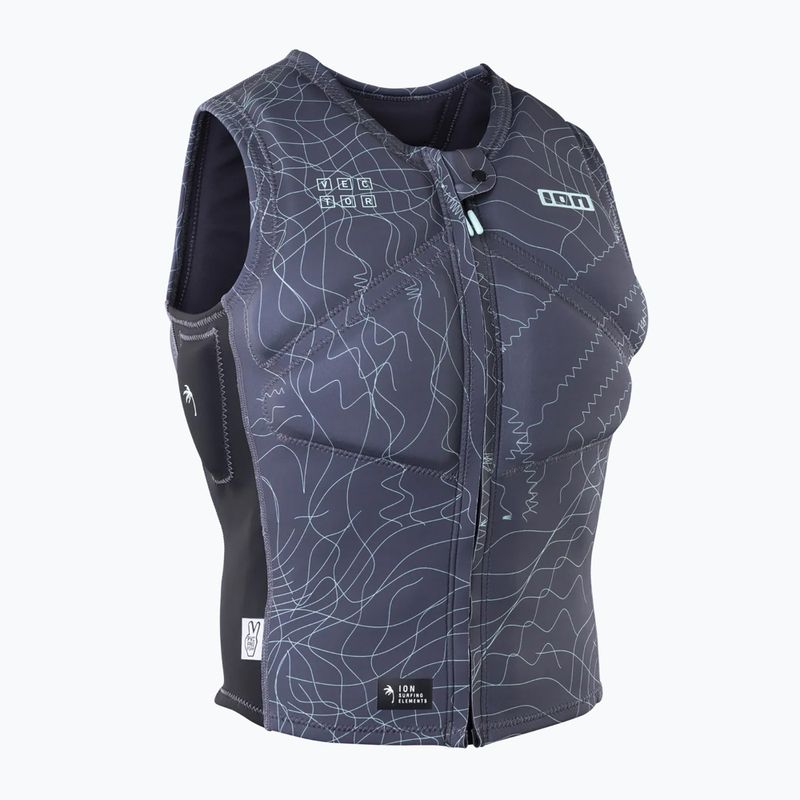 Мъжка защитна жилетка ION Vector Core Front Zip sage grey