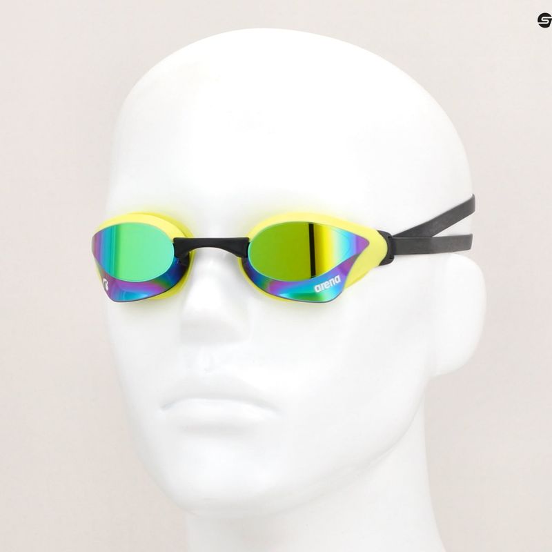 Очила за плуване Arena Cobra Core Swipe Mirror emerald/cyber lime 7