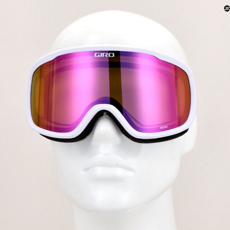 Дамски ски очила Giro Moxie white core light/amber pink/yellow 7