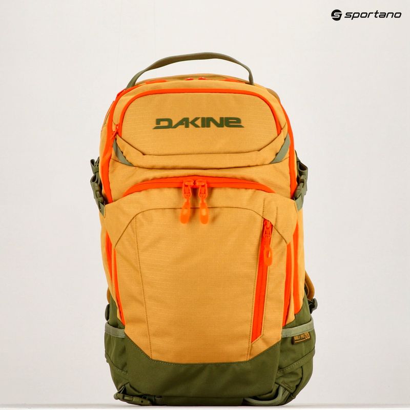 Дамска раница за сноуборд Dakine Heli Pro 20 l mustard seed 8