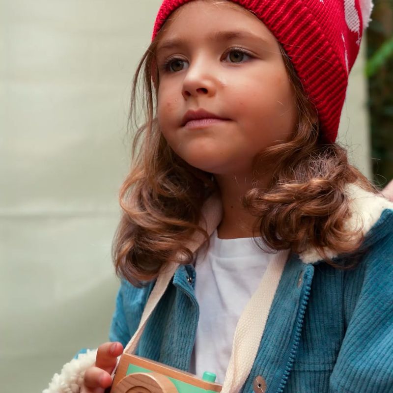 Детска зимна шапка KID STORY Merino sweet heart 8