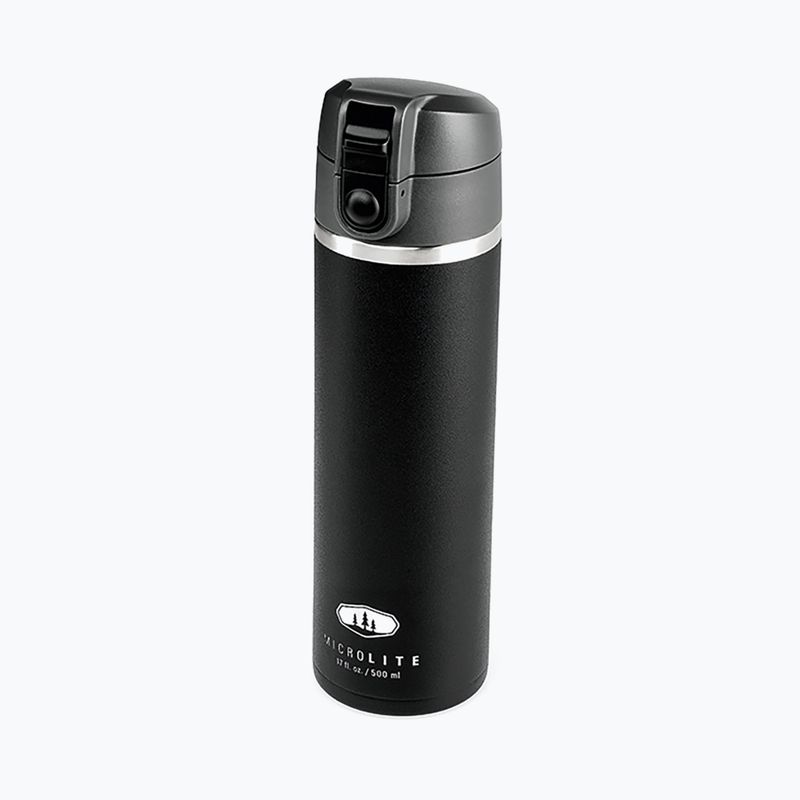 GSI Outdoors Термобутилка Microlite 500 Flip 500 ml черна