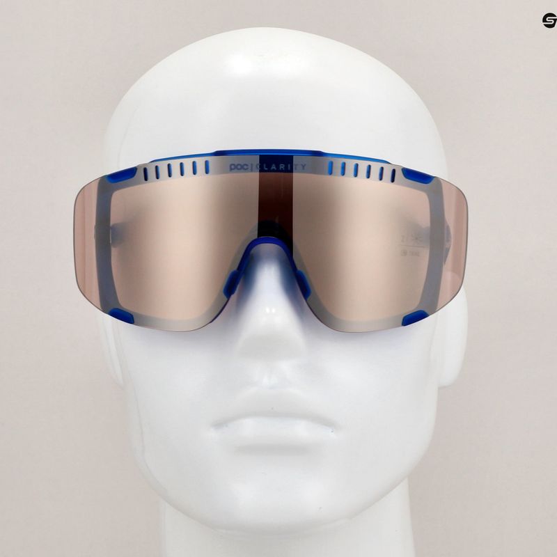 Очила за велосипеди POC Devour opal blue translucent/clarity trail silver 8