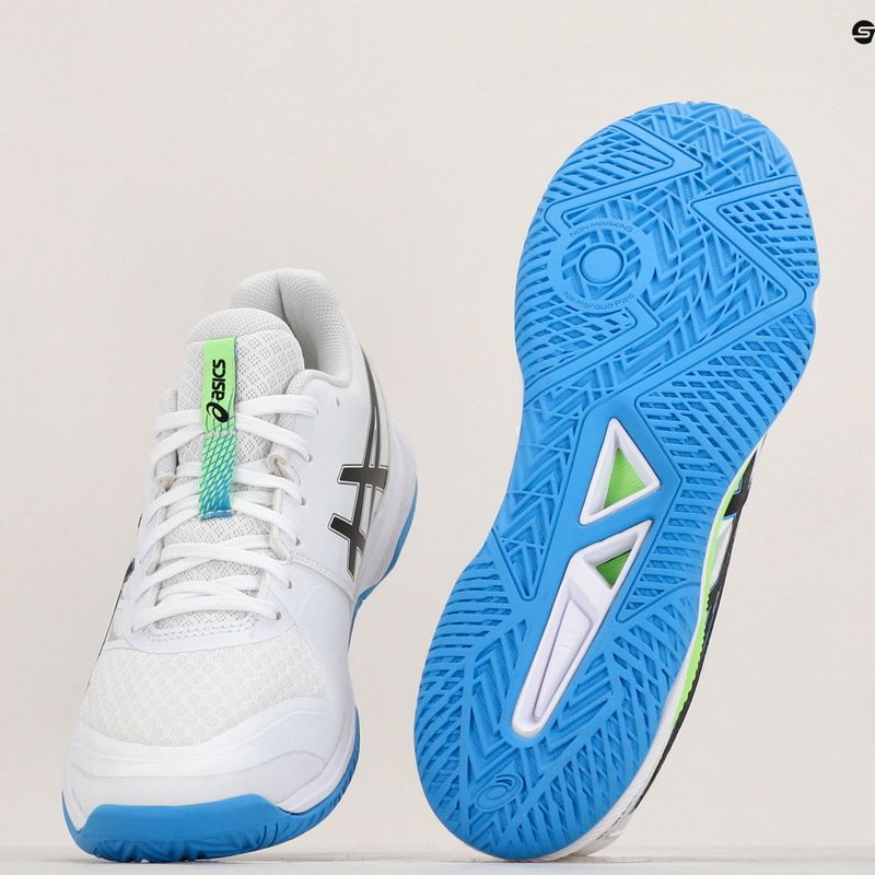 Мъжки обувки за хандбал ASICS Gel-Tactic 12 white/lime burst 9