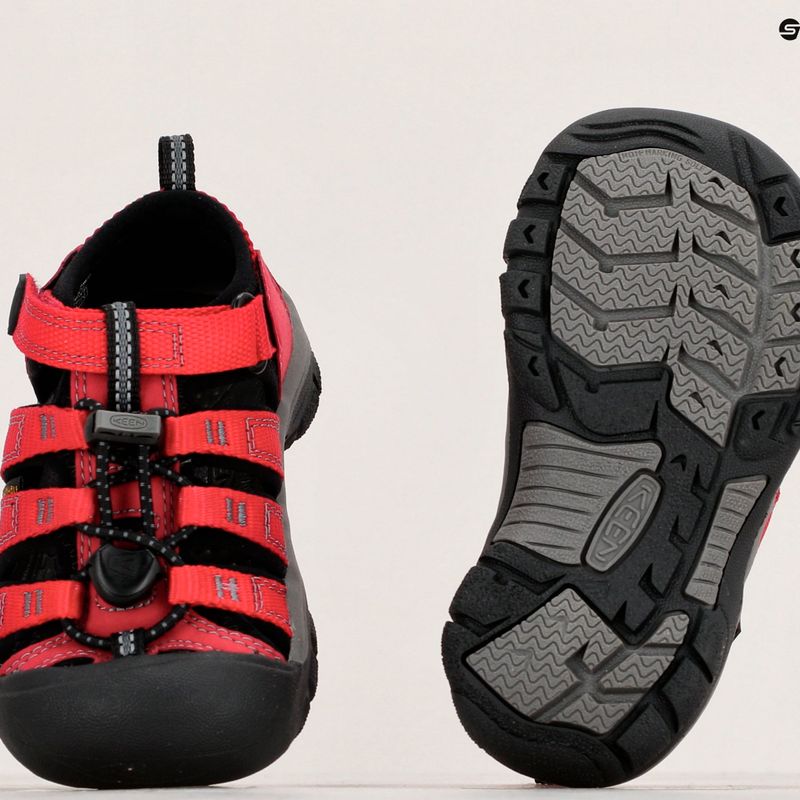 Детски сандали KEEN Newport H2 ribbon red/gargoyle 8