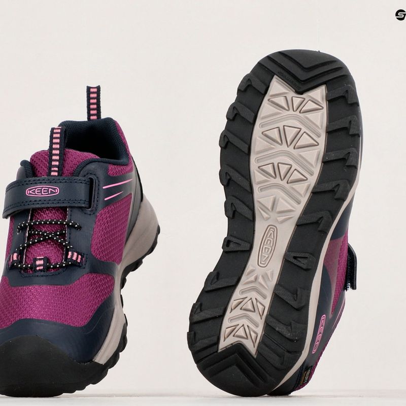 Детски туристически обувки KEEN Wanduro Low WP sky captain/charisma 9