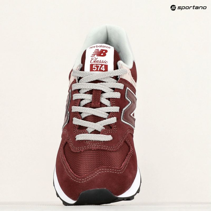 New Balance ML574 burgundy мъжки обувки 8